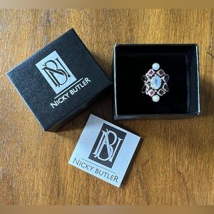 Nicky Butler Sterling Silver Genuine Gemstone Ring